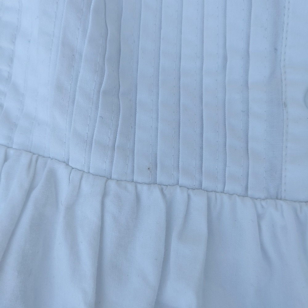 Forever That Girl Adrianna Lace Romper L White Wide Bloomer Shorts Boho Smocked - Picture 15 of 16